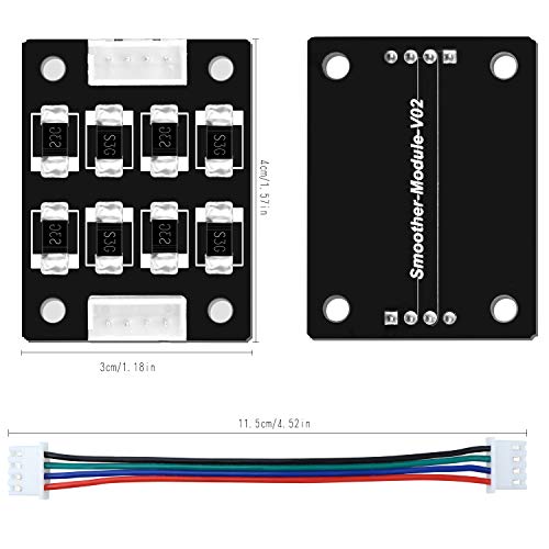 Dreamtop 5pcs TL Smoother Addon Module 3D Printer Accessories Filter for 3D Printer Motor Drivers Pattern Elimination Motor Filter Clipping Filter