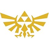 Legend of Zelda Tri-Force GOLD Vinyl Decal Sticker|Cars Trucks Walls Laptop|GOLD|6 In|KCD361