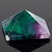 SUNYIK Fluorite Quartz Pyramid Healing Figurine 1-1 1/8 inch