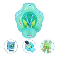 relaxing baby Thickened Inflatable Baby Pool Floats Swim Float for Kids, Independent Airbag, Prevent Backward and Rollover, Choking Prevention（S）