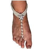 KMGT Anklets Beaded Pearl Beach Wedding Barefoot