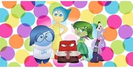 Amazon Com Disney Inside Out Dots Body Pillow Multiple Colors