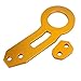 yunanwa Rear Tow Towing Hook for Universal Car Auto Trailer Ring Aluminum Alloy (Gold)