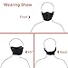 Magarrow Winter Unisex Ski Cycling Mask Running Warm Mouth Face Mask (Black(2 Pack))