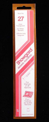 Showgard Strip Style Clear Stamp Mounts Size 27