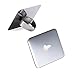 Your Choice 2PCS Nail Art Palette Ring Stainless Steel Pallet Professional Nail DIY Art Design Paint Color Mixing Palette Metal Tool (43x33MM) (A)