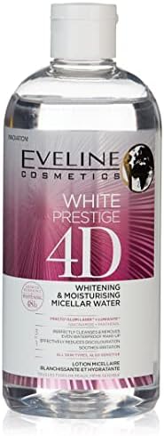 EVELINE White Prestige 4D Mizellenwasser 500 Ml – Bleichend & Feuchtigkeitsspendend Für Alle Hauttypen