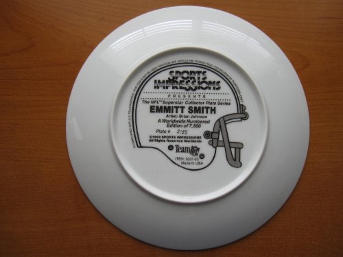Emmitt Smith Plate