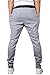 Mooncolour Mens New Arrival Casual Jogging Harem Pants, Light Gray, Large