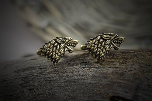 Cufflinks STARK in Silver or Golden Brass