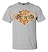 HARLEY-DAVIDSON Men's Tee, Distressed Bar & Shield Short Sleeve 30296597 (L) Athletic Grey