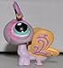 Butterfly #397 (Purple body, Yellow Wings, Glitter Stars on Eyes) Littlest Pet Shop (Retired) Collector Toy - LPS Collectible Replacement Single Figure - Loose (OOP Out of Package & Print)