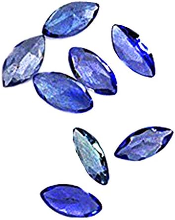 10 Carat Loose Tanzanite Gems Marquise 2.5X5mm Each - You Can Expect to Receive at Least 80 Gems from the Pictured Lot (TZ-60003)