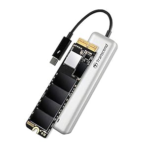 Transcend TS480GJDM855 480GB | JetDrive 855 Thunderbolt™ NVMe PCIe Gen3 x4 SSD – upgrade kit