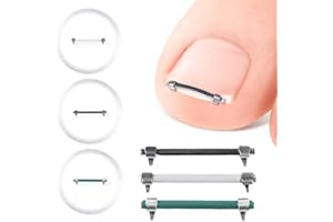 Ingrown Toenail Treatment Kit, 3 PCS Professional Ingrown Toenail Corrector Tools, Curved Toenail Straightener, Ingrown Toe N