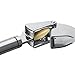 Greenco Heavy Duty Solid Stainless Steel Garlic Press, Crusher, Mincer, Including 2 Free Bonuses Inside, Silicone Garlic Peeler and a Cleaning Brush