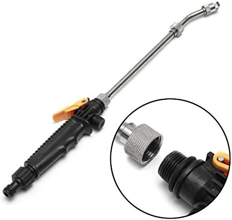 Your Supermart Car Cleaning Foam Gun 48cm Multifunction Stainless Steel High Pressure Car Wash Spray Gun Hose Wand