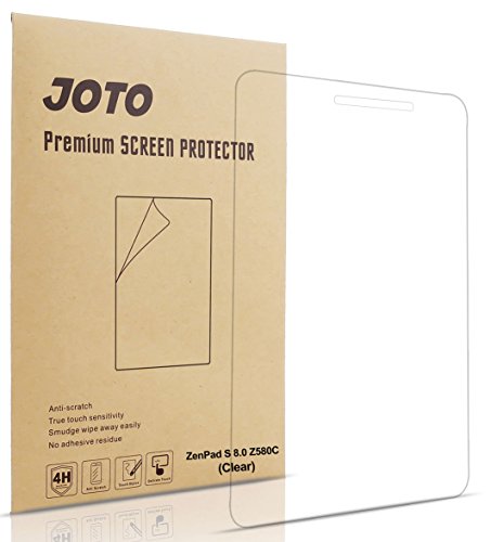 ASUS ZenPad S 8.0 Z580C Screen Protector Film (2015 ASUS ZenPad Z580C, Z580CA, S8.0) - JOTO Ultra Crystal Clear (Invisible) Screen Guard for ASUS ZenPad S 8.0 Z580C, (3 Pack)