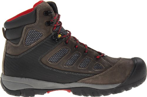 KEEN Utility Men's Tucson Mid Work Boot,Magnet/Chili Pepper, 11.5 D US - Thumbnail 6