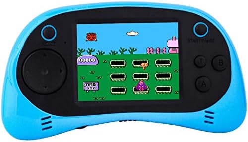 Kids Handheld Video Games Plug and Play TV Electronic Game Console Classic Arcade System Funny Gift for Children Adult Seniors Built in 260 Retro Games 2.5" Display Rechargeable Battery (Blue)