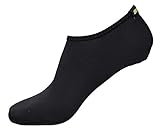 BBA Water Skin Shoes Aqua Socks for Beach Swim Surf Yoga Exercise (XXXL (US M:11-12, W:12-13), Black)