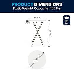 Flash Furniture Elon 32' Round Folding Bar Height