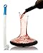 Superior Quality Wine Decanter | 100% Hand Blown Lead-Free Crystal Glass Wine Aerator | 1800ml Red Wine Carafe | Dishwasher Safe | Perfect Gift For Wine Lovers | With Cleaning Foam-Brush Bonus