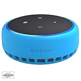 "Made for Amazon" Mission Cables Skin for All-new Echo Dot (3rd Gen) - Bahama Blue