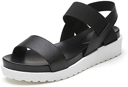 2018 New Sandals Women Summer Slip On Sandal Peep-Toe Flat Sandal Roman Sandals