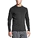 Mission Men's VaporActive Amplified Merino Long Sleeve Shirt, Moonless Night, Large