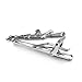 Yoursfs Tie Pins Gun Tie Bar Stainless Steel for Mens Gift Necktie Bar Clips Tie Pins