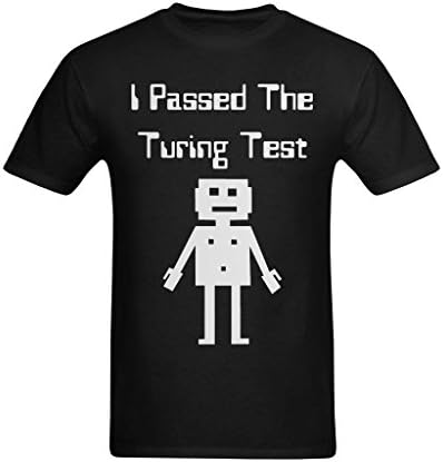 Definite Myself Men's I Passed The Turing Test Funny Design T-Shirt - Vintage T-shirt US Size L