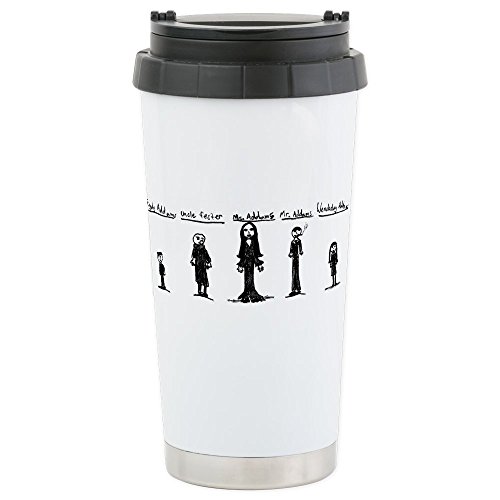 CafePress - Addams Family - Stainless Steel Travel Mug, Insulated 16 oz. Coffee Tumbler