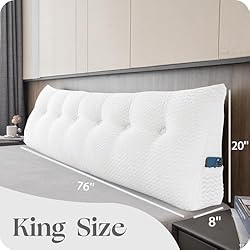 ZOEMO Large Bolster Triangular Headboard Wedge