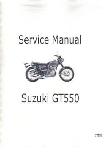 Ugt550 1973 1977 Suzuki Gt550 Motorcycle Service Manual