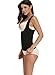 LAZAWG Women Sweat Slimming Vest For Workout Weight Loss Hot Neoprene Sauna Racerback Shirt Body Shaper Tank Top No Zip Black Large
