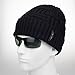 spikerking Mens Winter Knitting Wool Warm Hat Daily Slouchy Beanie Skull Cap,Black