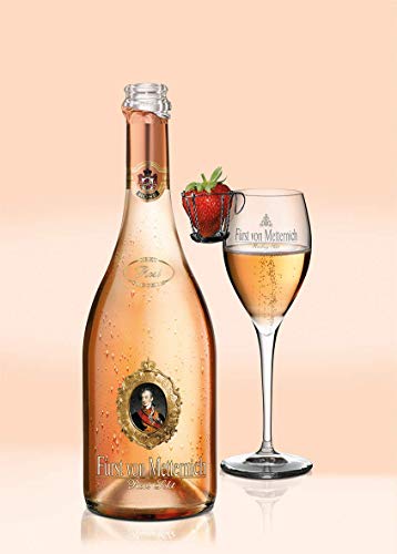 Fürst von Metternich Rosé Sekt Trocken (3 x 0,75 l) Exklusive Rosé-Cuvée aus hellgekeltertern Spätburgunder-Grundweinen… – Bild 5