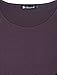 Allegra K Women's Round Neck Short Sleeve Cat Prints Loose Tunic Top M Purple