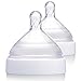 Born Free, Breeze, Silicone Nipples, Slow Flow, 0m+, 2 Pack - 2pc