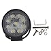 TMH 27w Round Shape 30 Degree LED Work Light Spot Lamp Driving Light, Jeep, Off-road, 4wd, 4x4, Utv, Sand Rail, Atv, Suv, Motorbike, Motorcycle, Bike, Dirt Bike, Bus, Trailer, Truck, Train, Mining Truck, Excavator, Bulldozer, Crane, Road Roller, Fork Lift, Fire Engine, Police & Rescue Vehicle, Military Vehicle, Camping, Courtyard Lamp, Fishing, Boat, Yacht, Road Lamp, Tractor, Golf, Street Light, Fog Lamp, Day Light, Marine Deck
