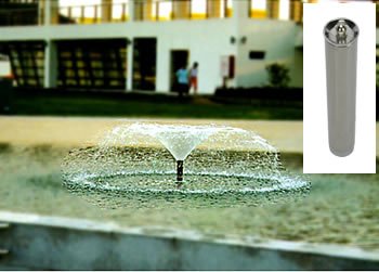 ProEco Display Fountain Nozzles - Flat Lava (2")