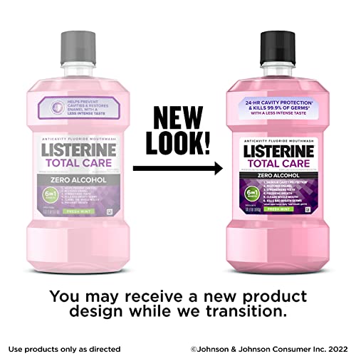 Listerine Total Care AlcoholFree Anticavity Fluoride Mouthwash, 6