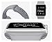 top4cus Apple Watch Band 38mm Soft Silicone Replacement Sport Strap iWatch Band for Apple Watch 38mm Model - Small/Medium - Fog