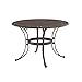 Homestyles Sanibel Black Outdoor Dining Table, Bronze, 48