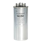 60+5 uF 60/5 MFD 370V or 440V Dual Run Start Round