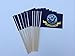 Lot of -12- 4x6 Inch US Navy Desk Hand Held Stick Flags