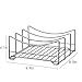 ProAid Kitchen Houseware, Kitchen Organizer Holder Cabinet Rack Compact Kitchen Rack Dish Rack Pantry Organizer Rack with Rubber Feet, Silver