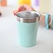 Double Wall 8 oz Tumbler - Stainless Steel Kids and Toddler Cups - Toxic-Free, Unbreakable, 18/8 Steel, 2-Pack (Mint)