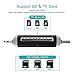 SD Card Reader,Memory Micro SD Card Reader USB Type C Adapter Viewer Compatible with iPhone iPad Android Mac - with 8pin Micro USB Type C 4 in 3